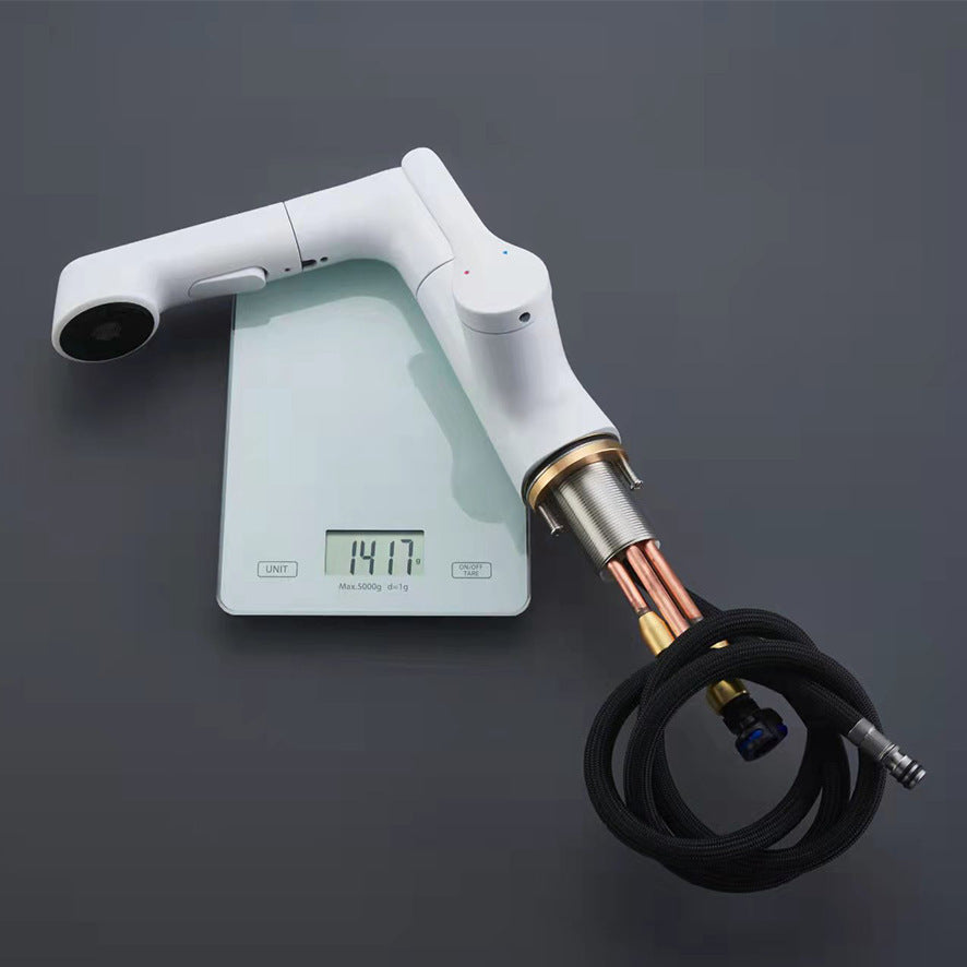Lifting Cold And Tropical Shower Telescopic Mixing Faucet