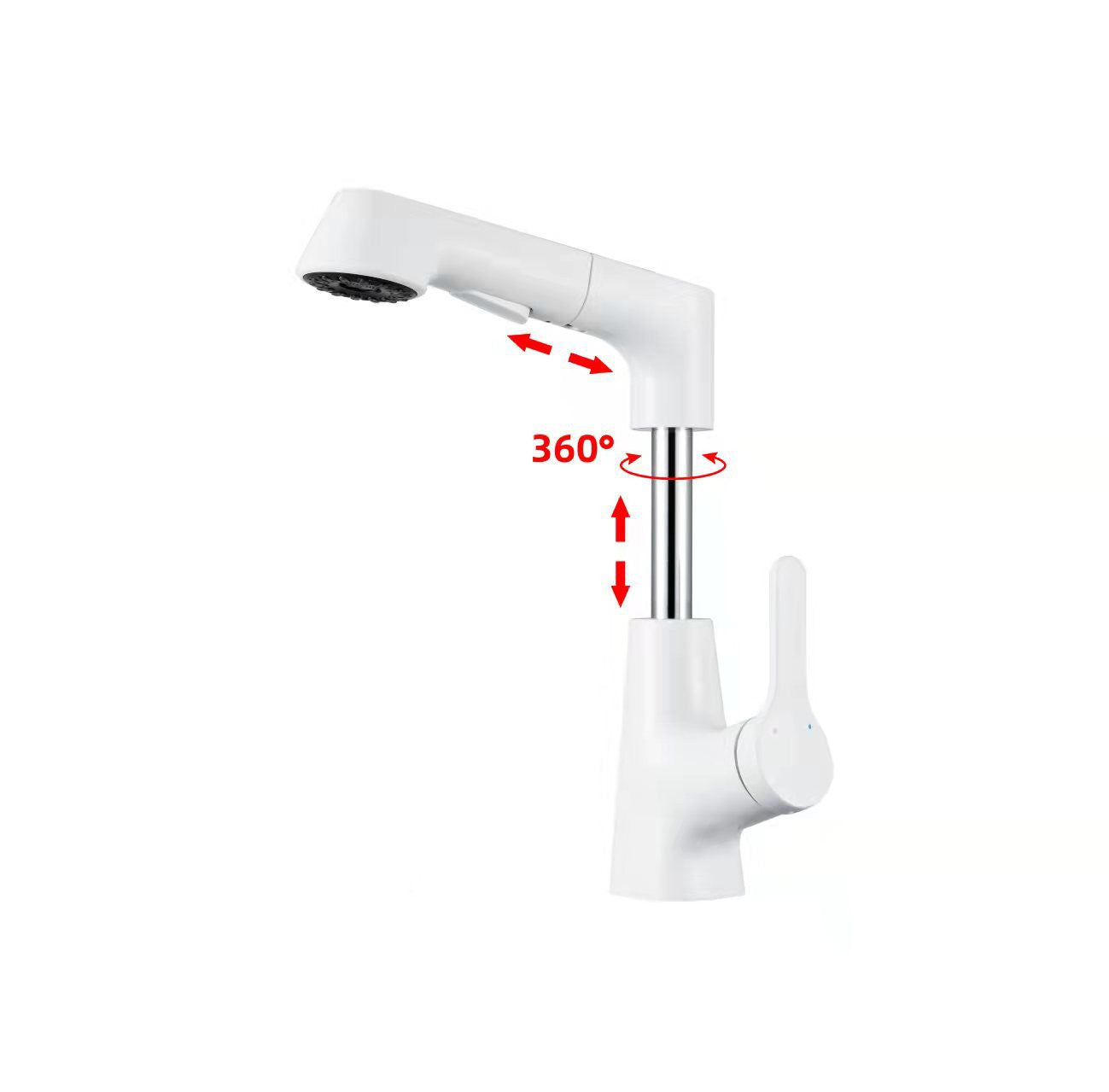 Lifting Cold And Tropical Shower Telescopic Mixing Faucet