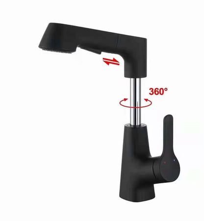 Lifting Cold And Tropical Shower Telescopic Mixing Faucet